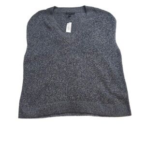 Banana Republic Woman’s LG Gray V-Neck Sweater Vest NWT